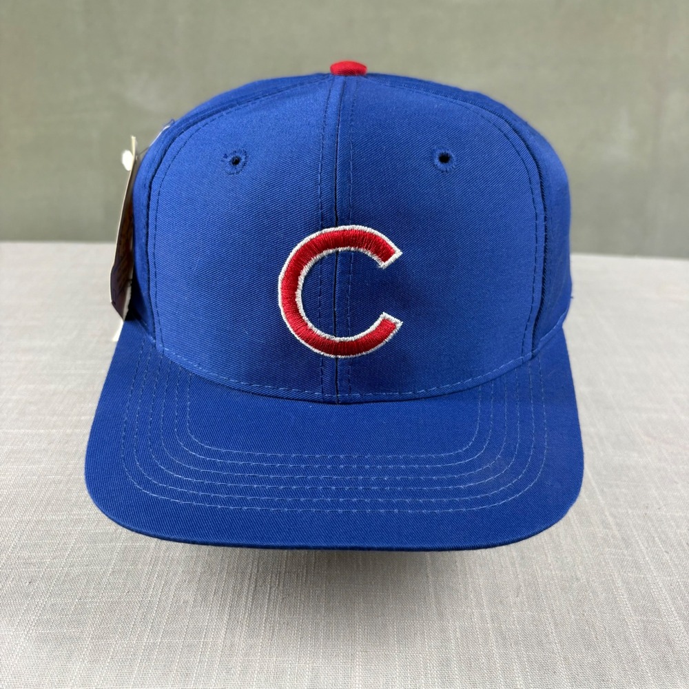 Twins Chicago Cubs Youth Snapback Hat Blue Red MLB Genuine Merchandise Vintage